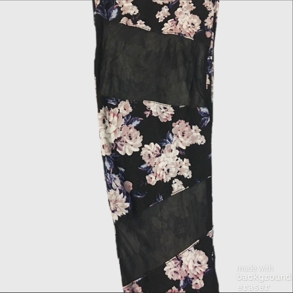 Gardenia Mesh Inset Leggings - Picture 3 of 4